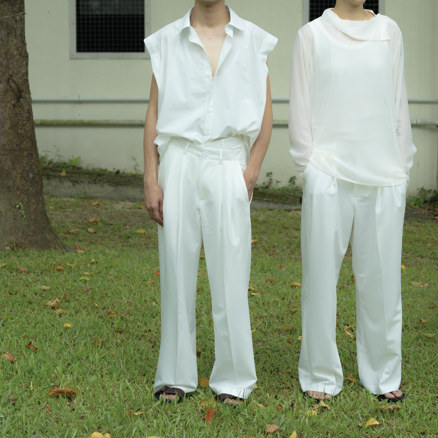 Leah Double Waist Pants