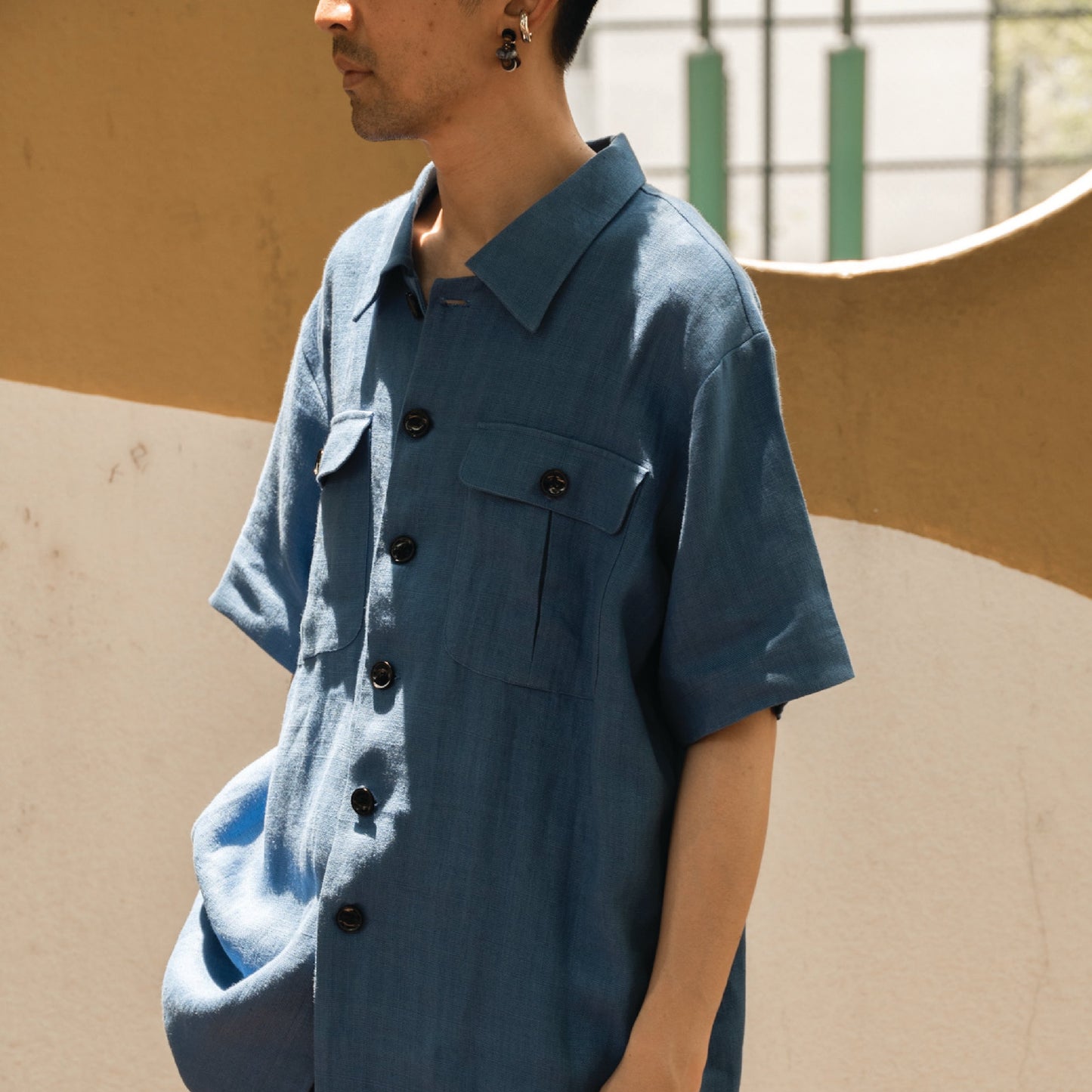 Mack Linen Shirt | Lake