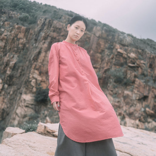 Poppy Cotton Long Shirt