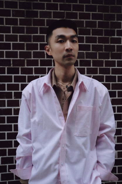 Tyler Shaped Over-shirt | Pink