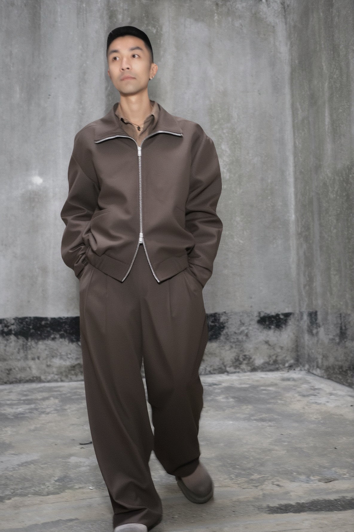 Mac Square Motorcycle Jacket | Military Olive