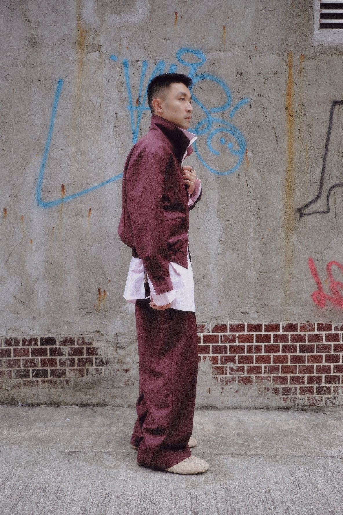 Mac Square Motorcycle Jacket | Rum