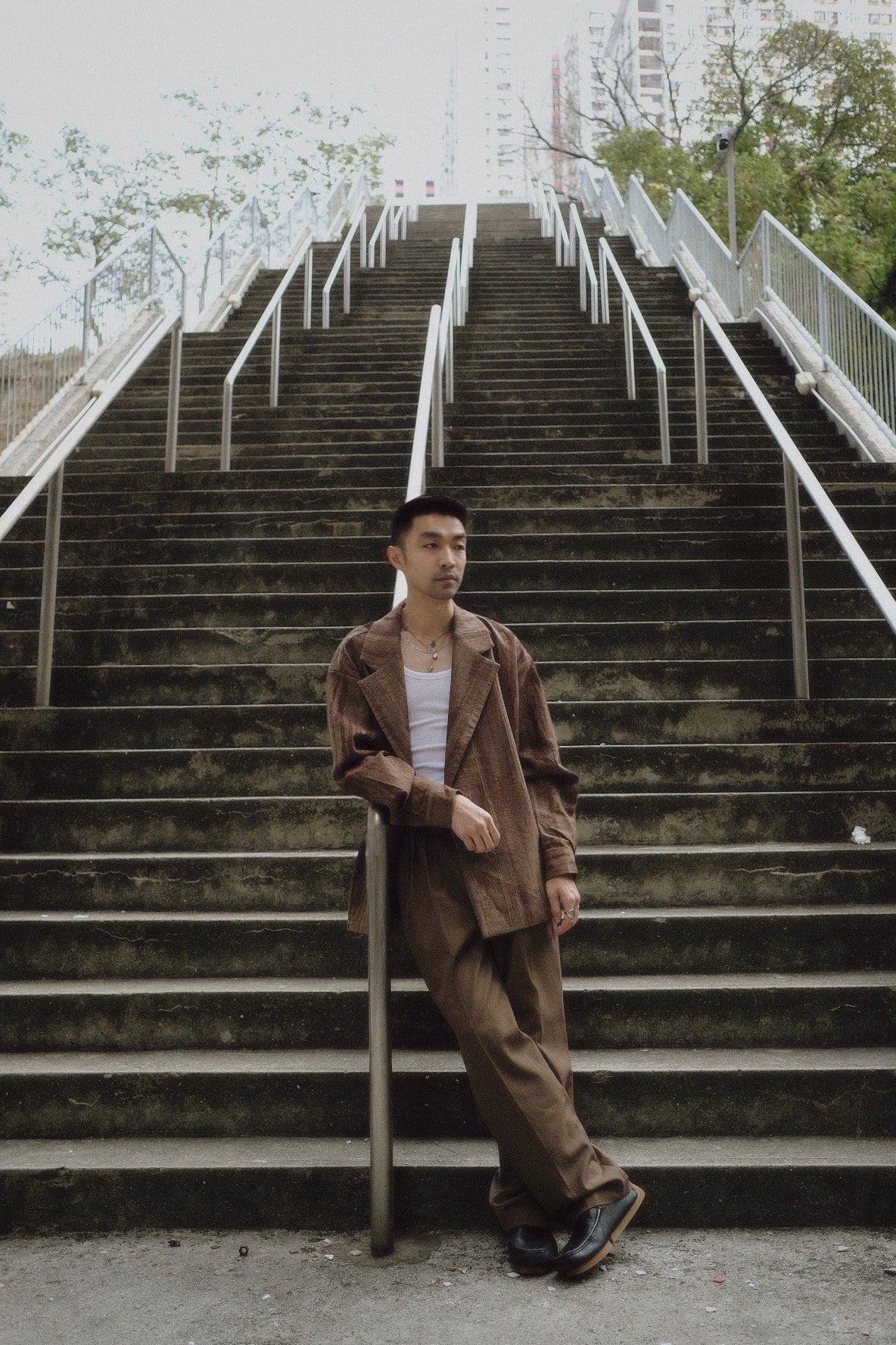 Hayes Shirt Jacket｜Brown