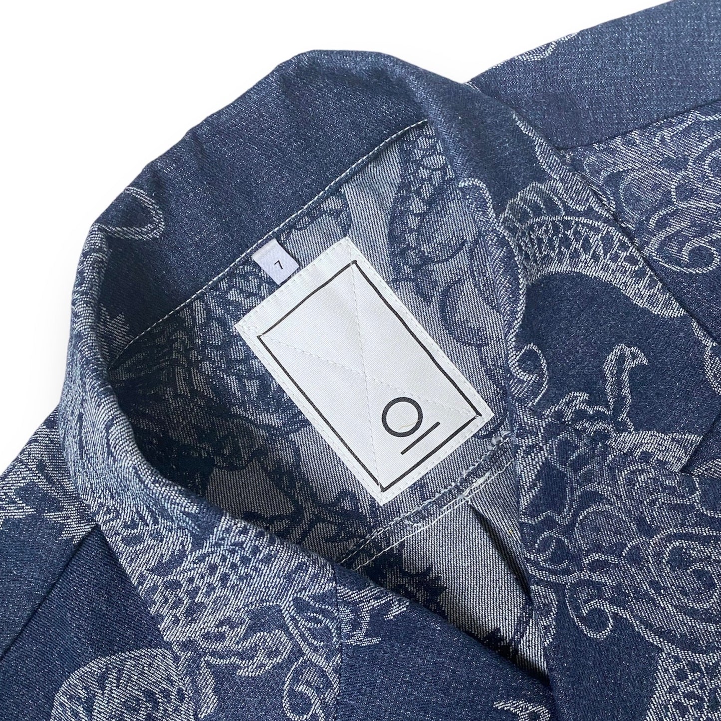 Bergen Dragon Pattern Jacket | Indigo