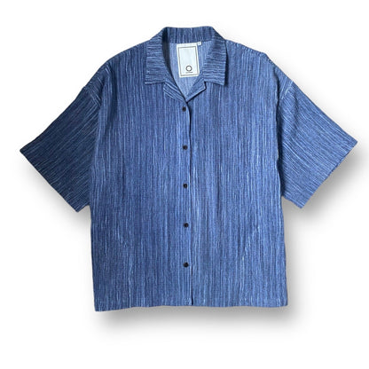 Oakes Texture Shirt | Classic Blue